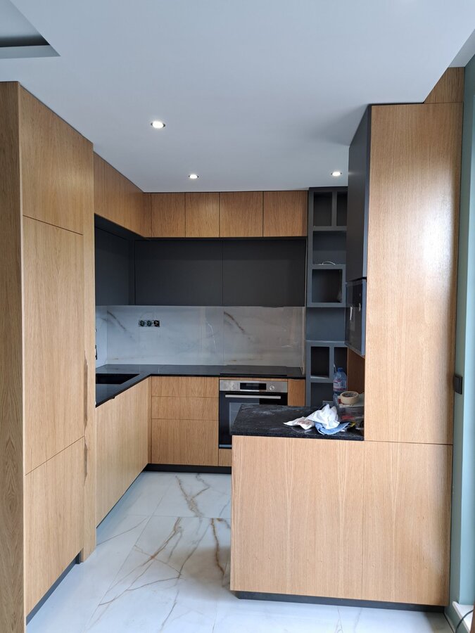 Kitchen according to individual project
