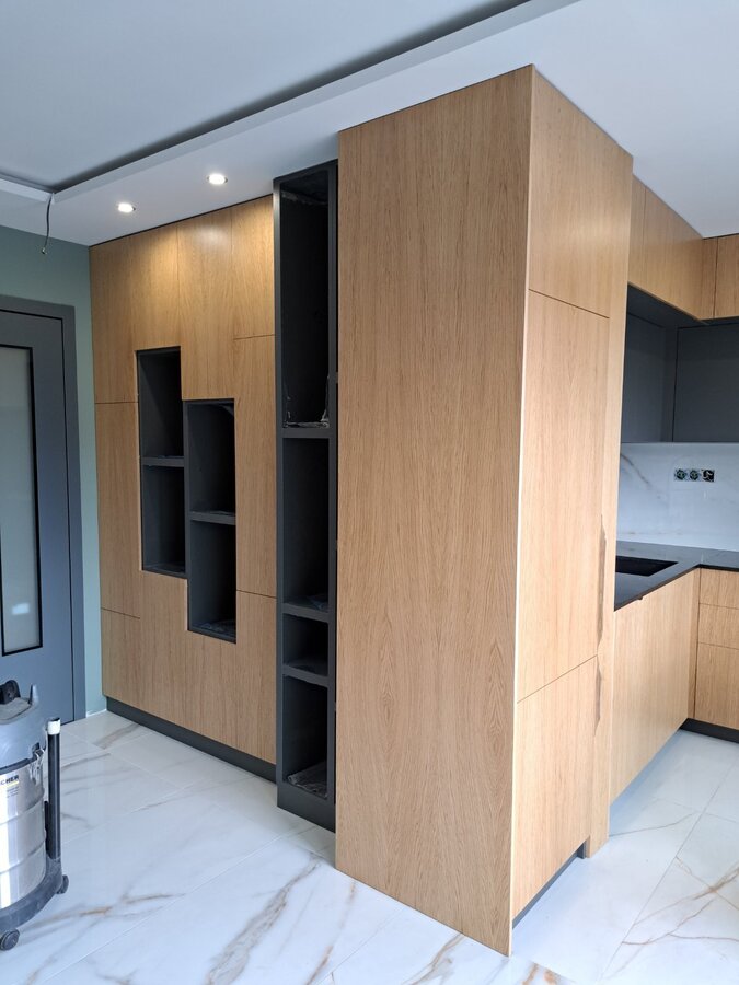 Kitchen according to individual project