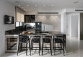Kitchen with front panels and fronts made of laminated MDF Salex